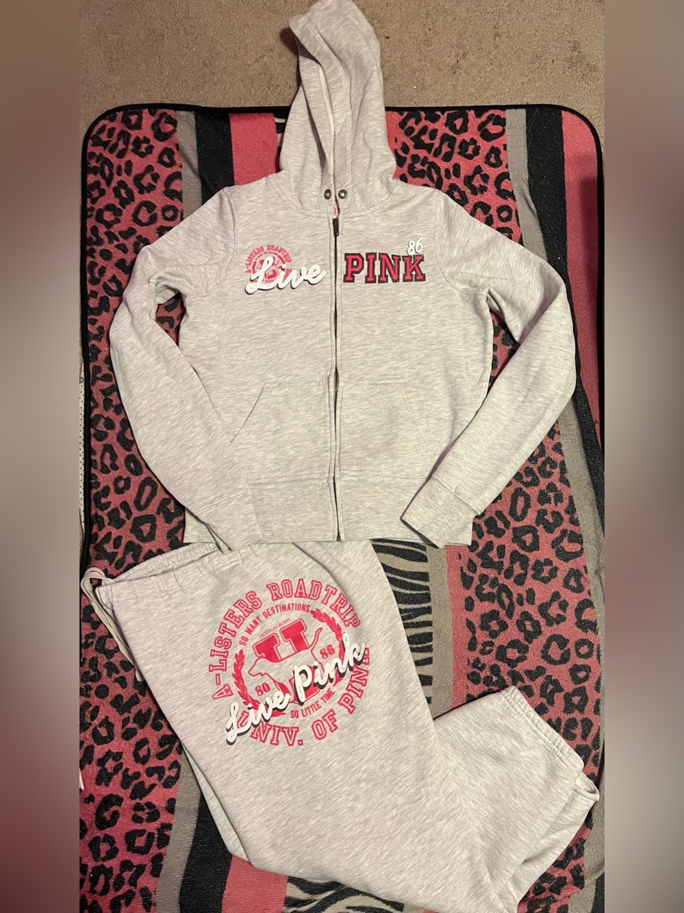 Vintage PINK Victoria's Secret set